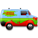 mystery,machine,lateral,car icon