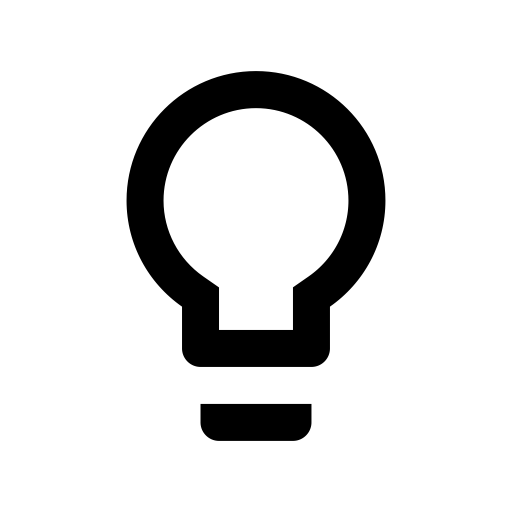 Bulb svg vector icon