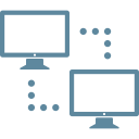 communication, computer, connection, internet, link, media, network svg vector icon