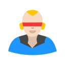 cyclops, hero, man, super hero svg vector icon