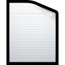 blank, document, paper, writing icon