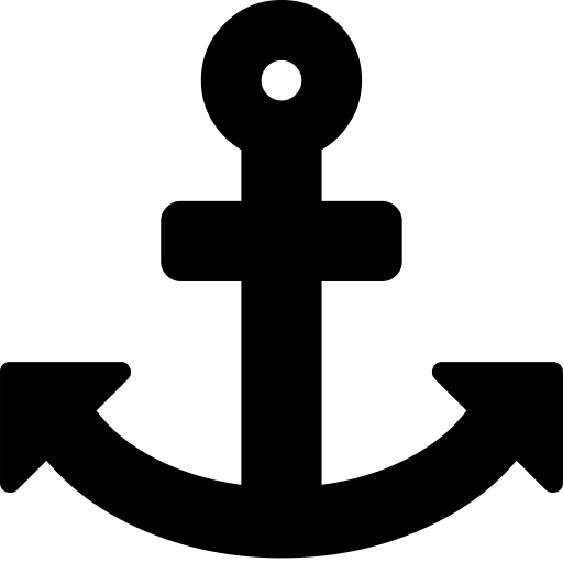 Anchor svg vector icon