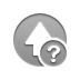 arrow,up,help icon