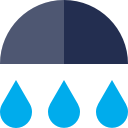 rain, rainfall, rainy svg vector icon