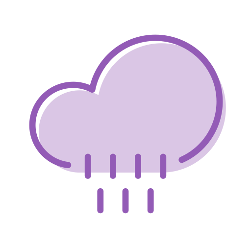 Rain svg vector icon