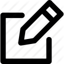 create, document, message, new, reply, text, write icon