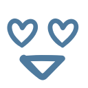 emoji, emot, eyes, happy, heart, in love, smile svg vector icon