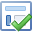 accept, layout icon