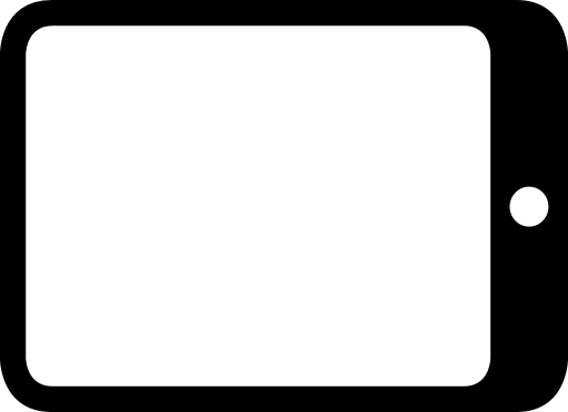 Tablet svg vector icon