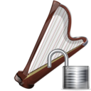 arpa,unlock,instrument icon