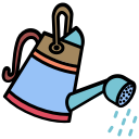 can, garden, gardening, water svg vector icon