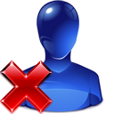 delete,user,del,remove,account,profile,people,human icon