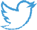 drawn, grunge, line, media, social, twitter svg vector icon
