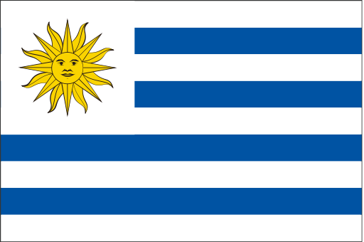 Uruguay svg vector icon