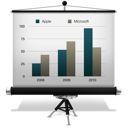 keynote,keynote on icon