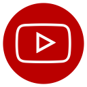 circle, outline, youtube svg vector icon