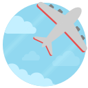 fly, place, soar, travel svg vector icon