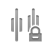 distribute,horizontal,center,lock icon