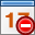 calendar, delete icon