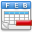 calendar, delete icon