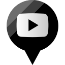 media, play, social, youtube svg vector icon