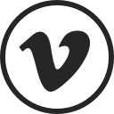 circle, high quality, media, social, social media, video, vimeo svg vector icon