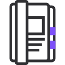 note, notebook, phone, phone book, telephone directory, write svg vector icon