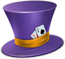 cap, hat, poker icon