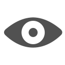 eye, see, view, visible, watch svg vector icon