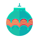 ball, christmas, decorate, decoration, ornament, tree svg vector icon