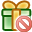 delete, giftbox icon
