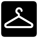 coat, hanger svg vector icon