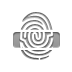 fingerprint,reader icon