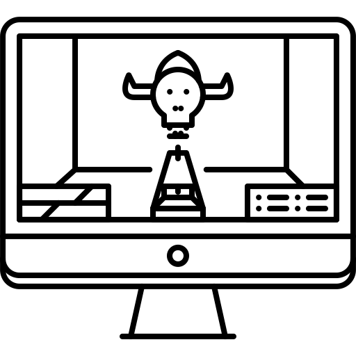 Computer Games svg vector icon