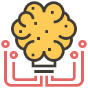 ai, artificial intelligence, brain, electronics, robotics, science fiction, technology svg vector icon