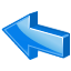 arrow, back, direction, left, previous icon