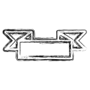 productivity, ribbon, shape, social svg vector icon
