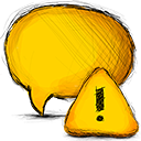 comment, error icon
