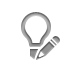 lightbulb,pencil icon
