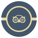 media, social, tripadvisor, vintage svg vector icon