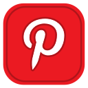 media, pintrest, social svg vector icon