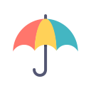 protection, rain, summer, sun, umbrella svg vector icon