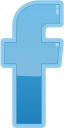 f, facebook, media, social svg vector icon