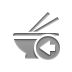 chopsticks,bowl,left icon