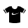 nike, shirt, vimeo icon