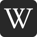 wiki, wikipedia svg vector icon