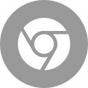 chrome, media, online, social svg vector icon