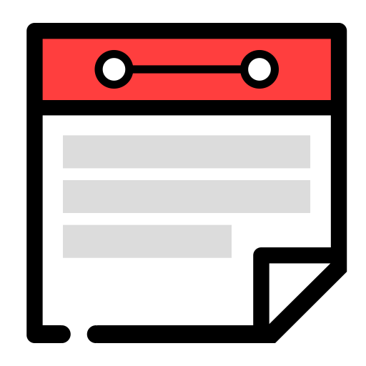Calendar svg vector icon