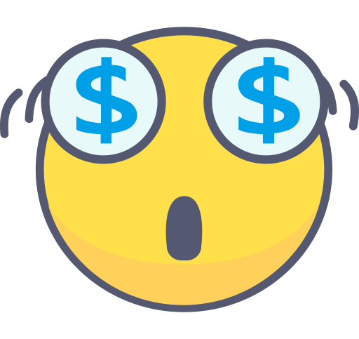 Miser svg vector icon