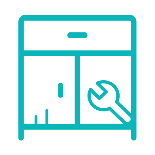 Cabinet Installation svg vector icon